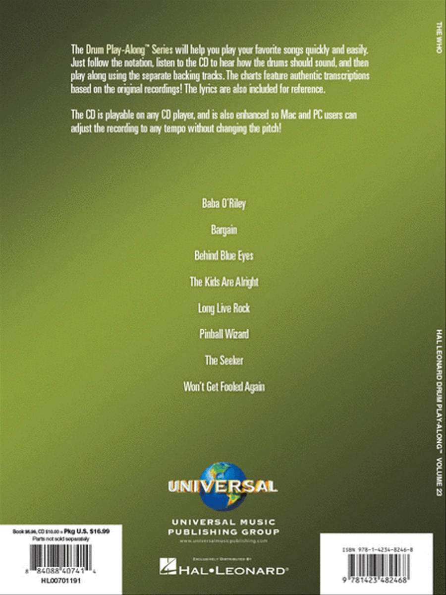 The Who The Who Percussion scores gallery preview page 6