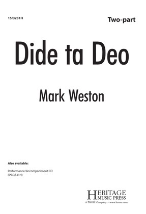 Book cover for Dide ta Deo
