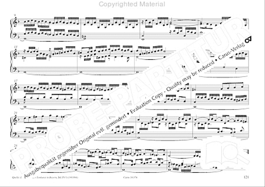 Organo pleno. Orgelstucke zum Ein- und Auszug Organ Solo scores gallery preview page 129