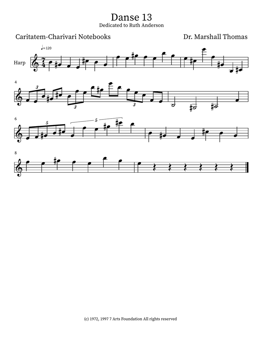 Danse 13 Danse 13 Small Ensemble scores gallery preview page 3
