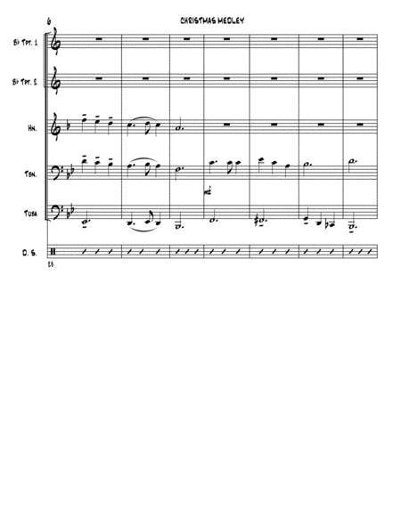 CHRISTMAS MEDLEY - for Brass Quintet image number null