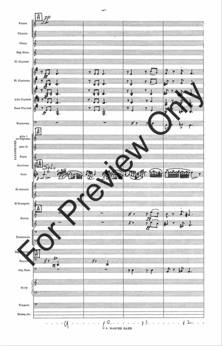 Fantasie Pastoral Hongroise (Score) Concert Band scores gallery preview page 6