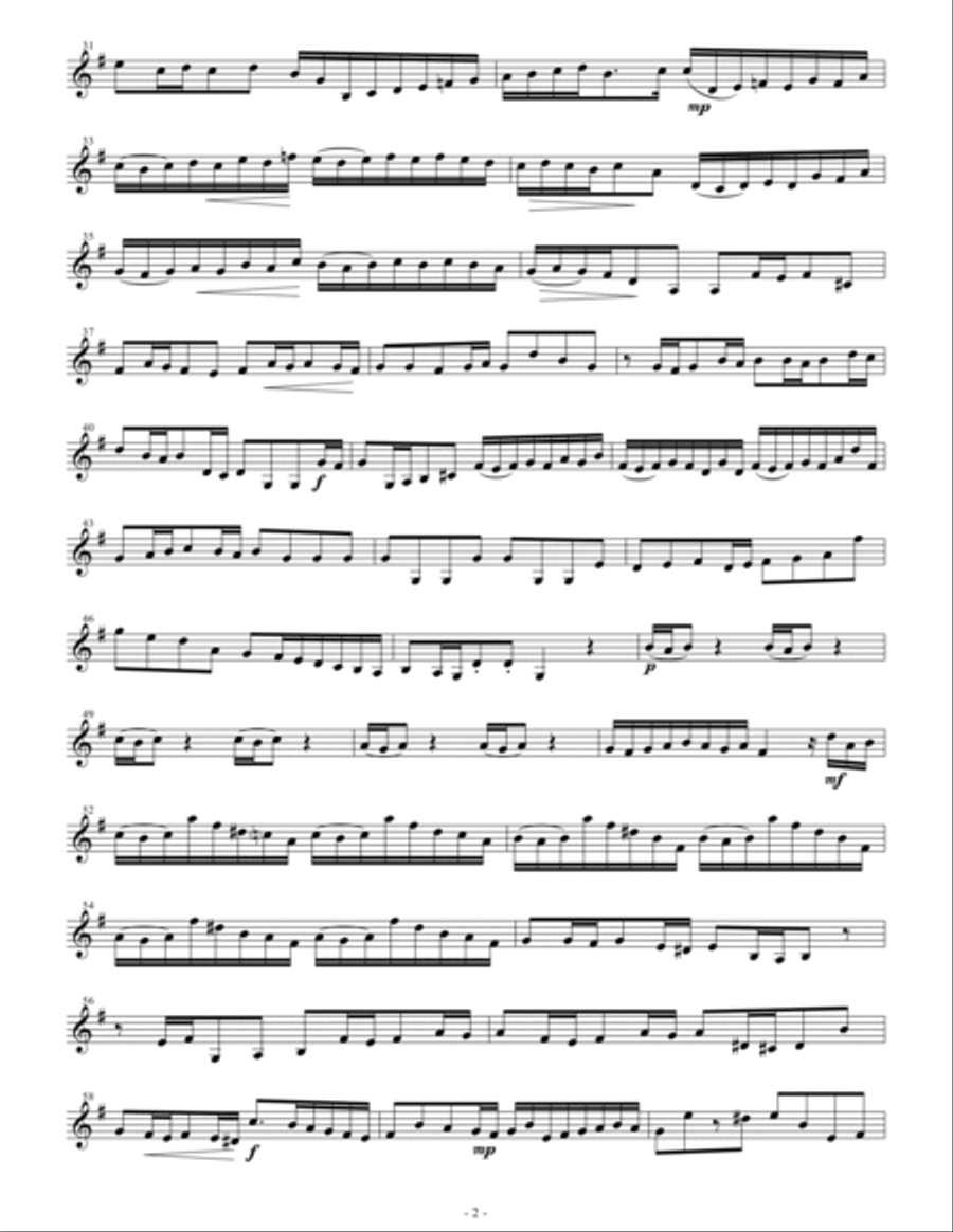 Brandenburg Concerto No.3 First Movement (arranged for String Trio) String Trio scores gallery preview page 5