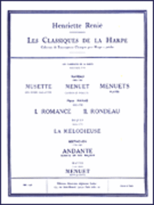 Book cover for Les Classiques de la Harpe – Volume 1