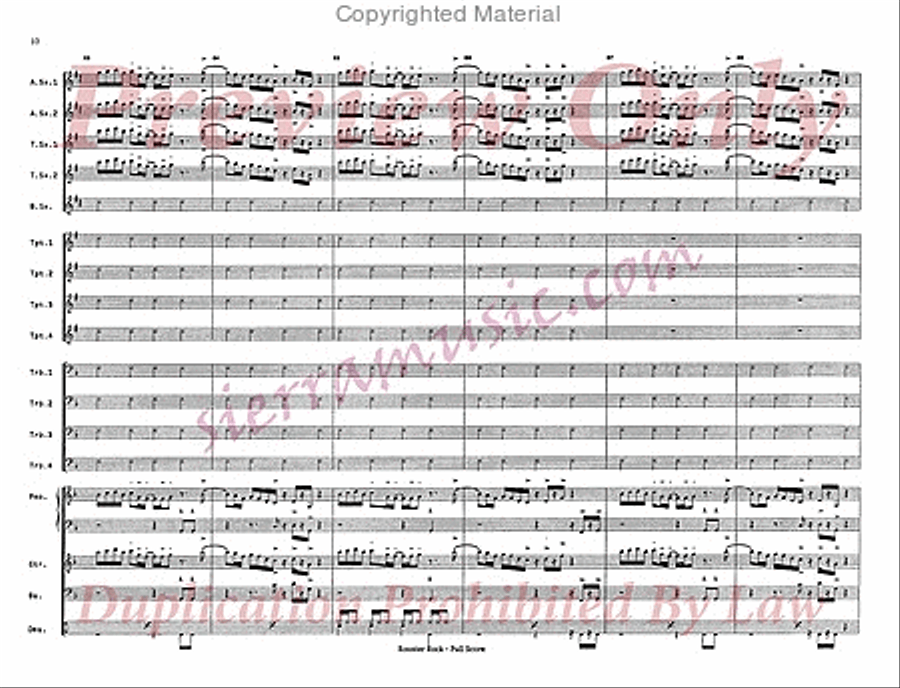 Rooster Parade Big Band scores gallery preview page 11