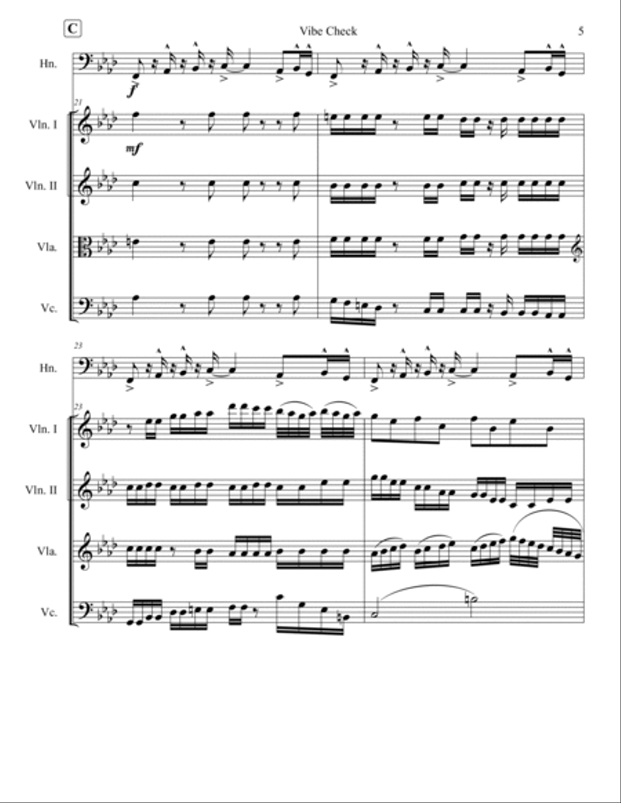 Vibe Check Small Ensemble scores gallery preview page 6