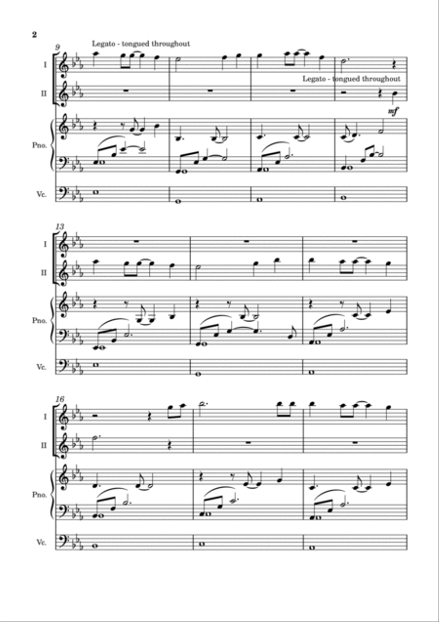 Together in Spirit Together in Spirit Flute Solo scores gallery preview page 2