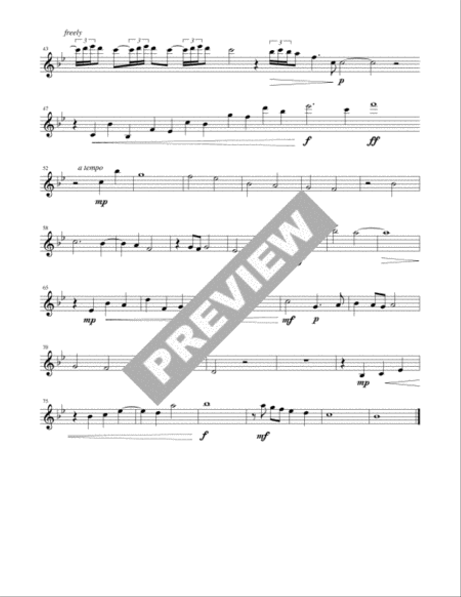 Interpolations on Sicut cervus desiderat - Instrument edition Soprano Saxophone scores gallery preview page 3