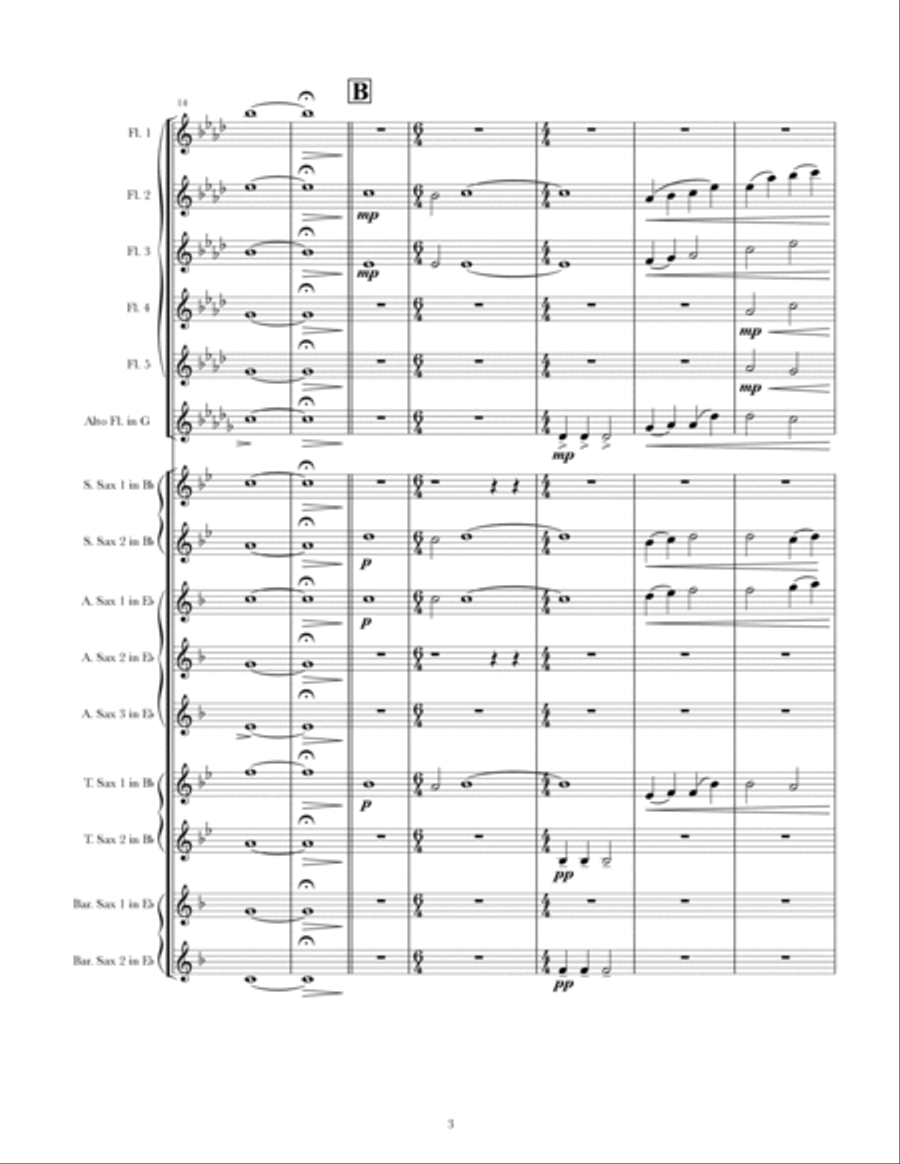 What The Tide Could Bring Woodwind Ensemble scores gallery preview page 3