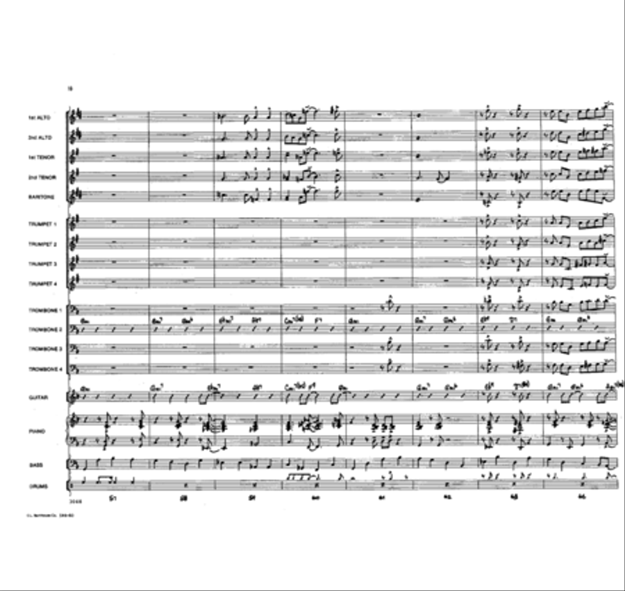 Senorita Blues Jazz Ensemble scores gallery preview page 9