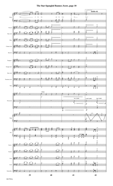 The Star-Spangled Banner - Orchestral Score and CD with Printable Parts