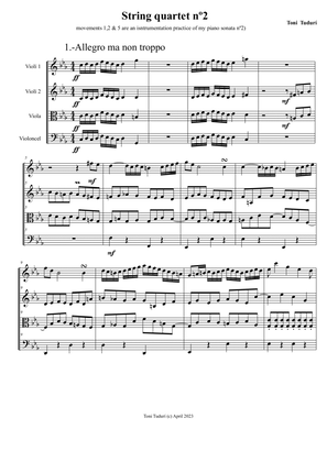 String quartet nº2 in C minor