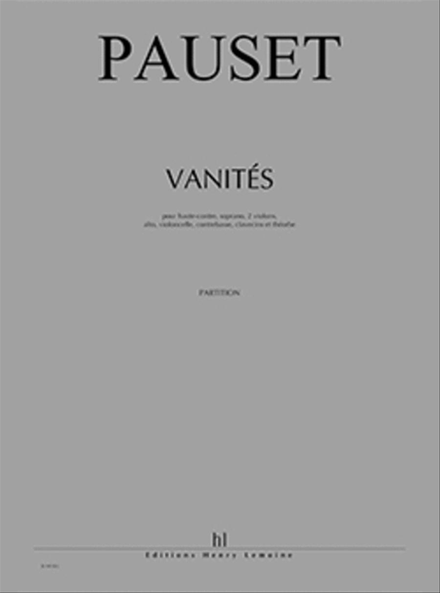 Vanites Tenor Voice scores gallery preview page 1