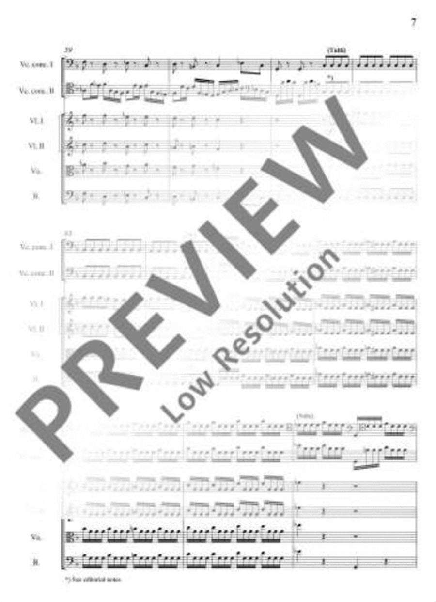 Concerto G minor String Orchestra scores gallery preview page 16