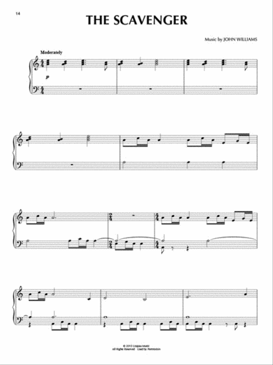 Star Wars: The Force Awakens Piano Solo scores gallery preview page 4