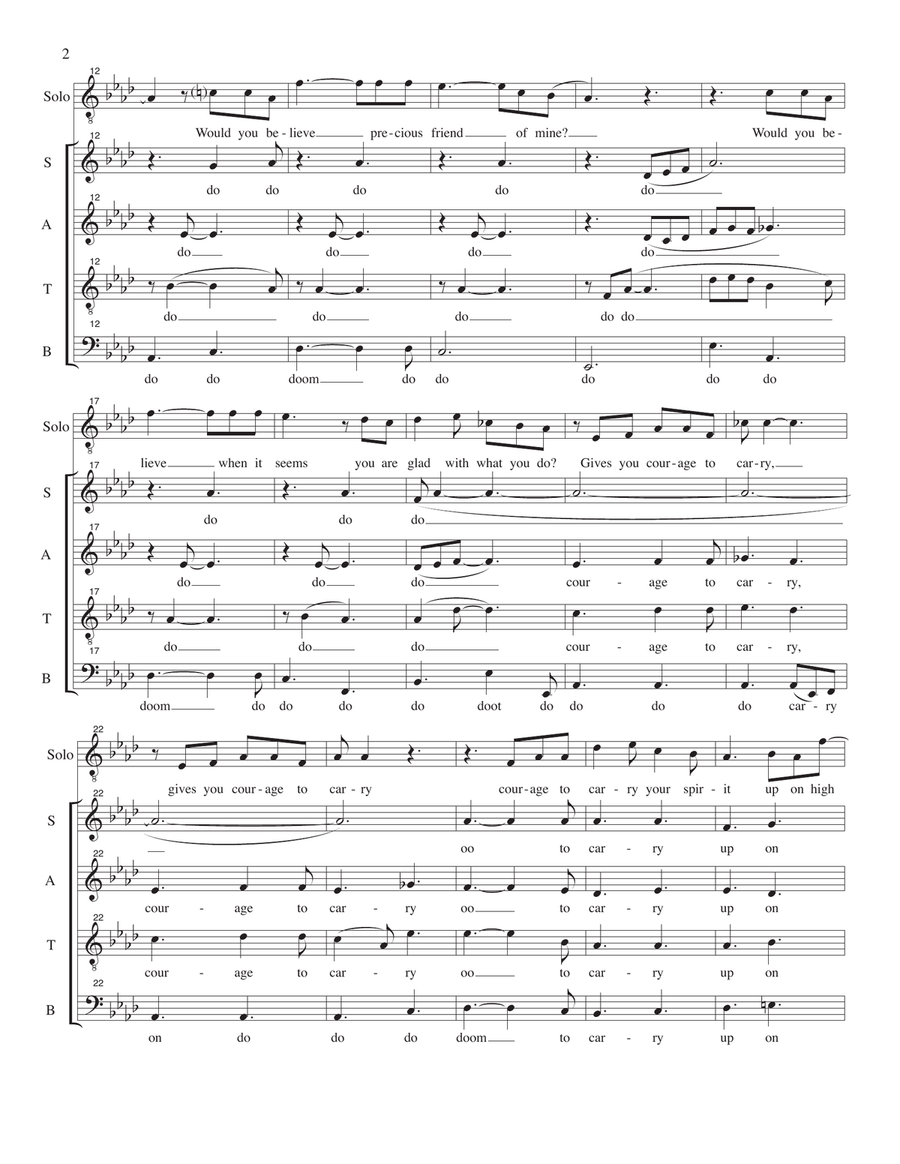 Could You Believe Divisi scores gallery preview page 2
