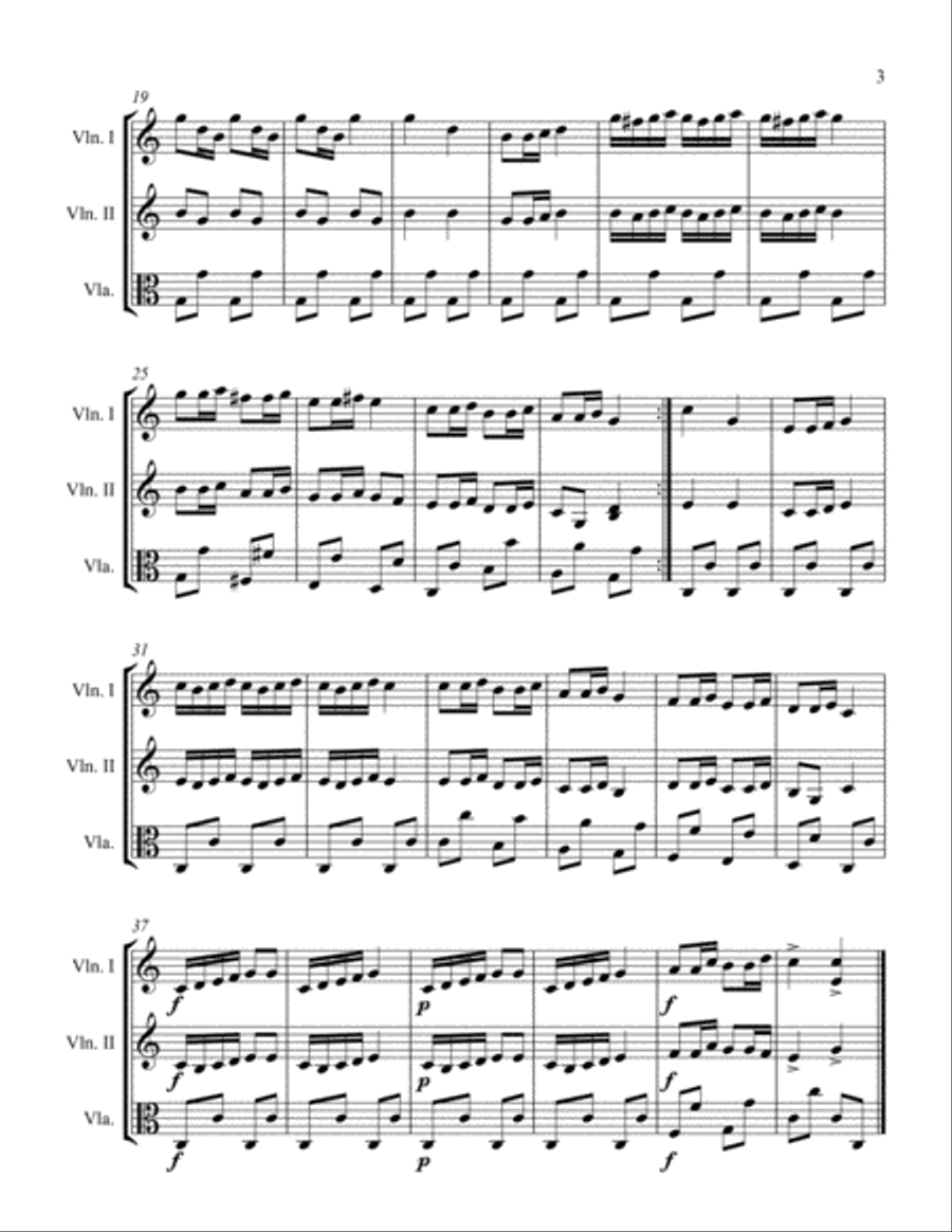 Musette String Trio scores gallery preview page 3