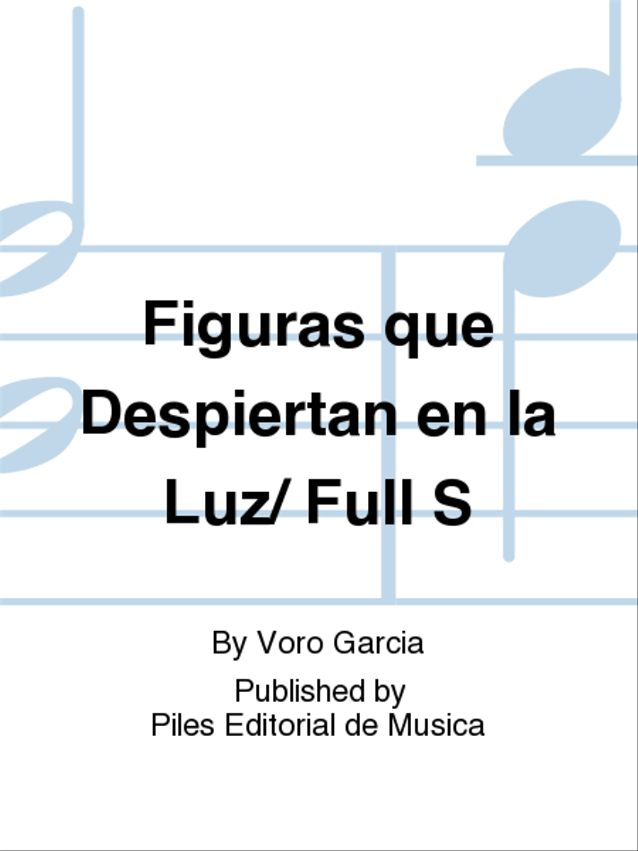 Figuras que Despiertan en la Luz/ Full S Orchestra scores gallery preview page 1