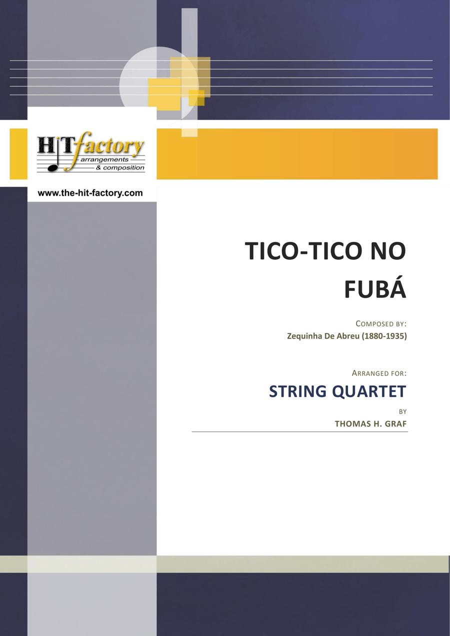 Tico-Tico no Fubá - Choro - String Quartet String Quartet scores gallery preview page 1