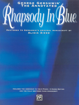 Book cover for Rhapsody In Blue (Annotated) - Solo Piano