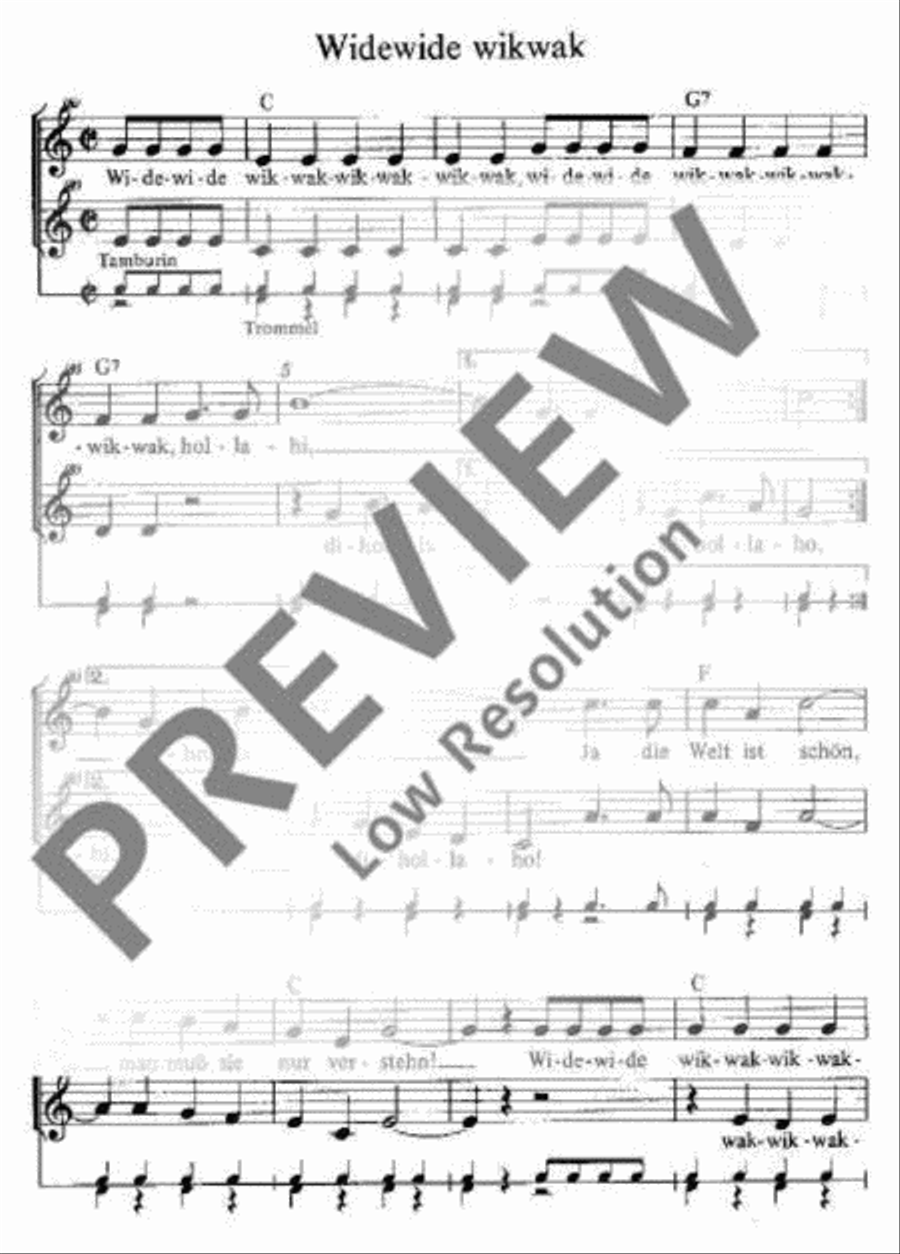 Widewide wikwak Widewide wikwak Soprano Recorder scores gallery preview page 2