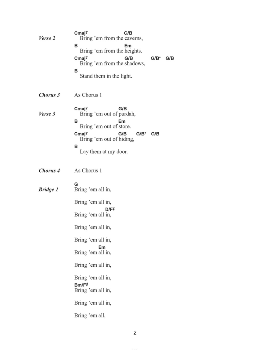 Bring 'Em All In Acoustic Guitar scores gallery preview page 2