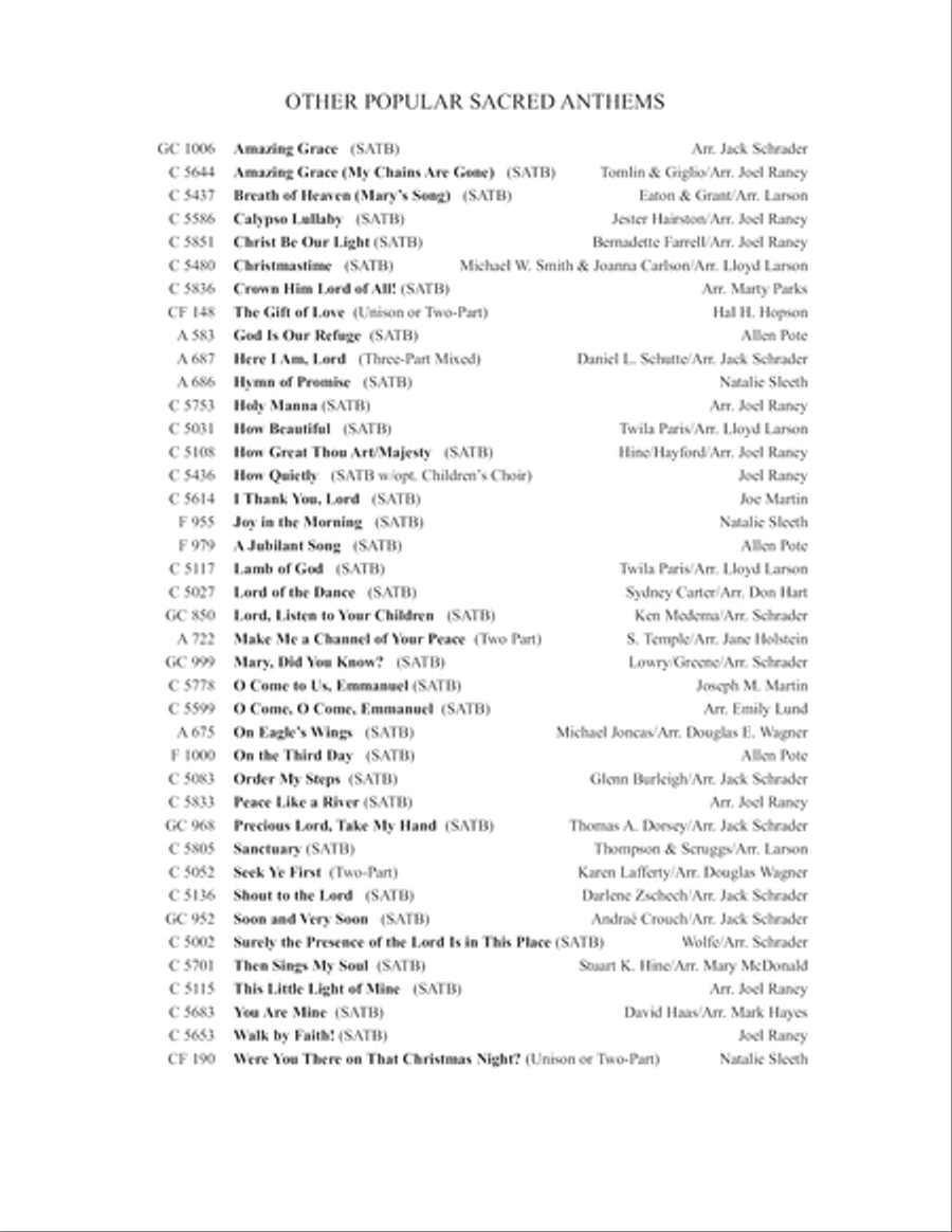 Praise Ye the Lord Praise Ye the Lord 3-Part scores gallery preview page 8