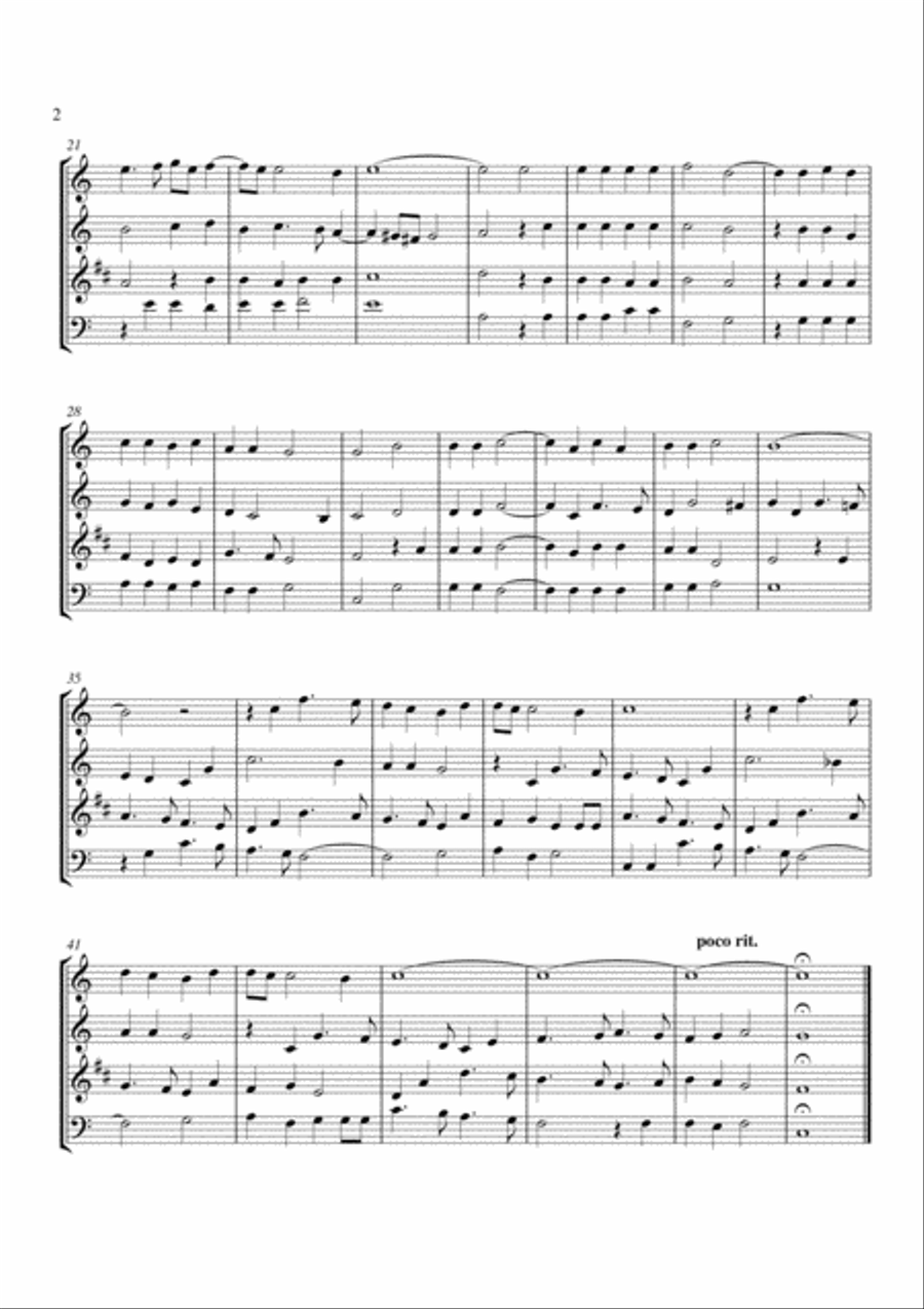Il Bianco e Dolce Cigno Woodwind Quartet scores gallery preview page 2