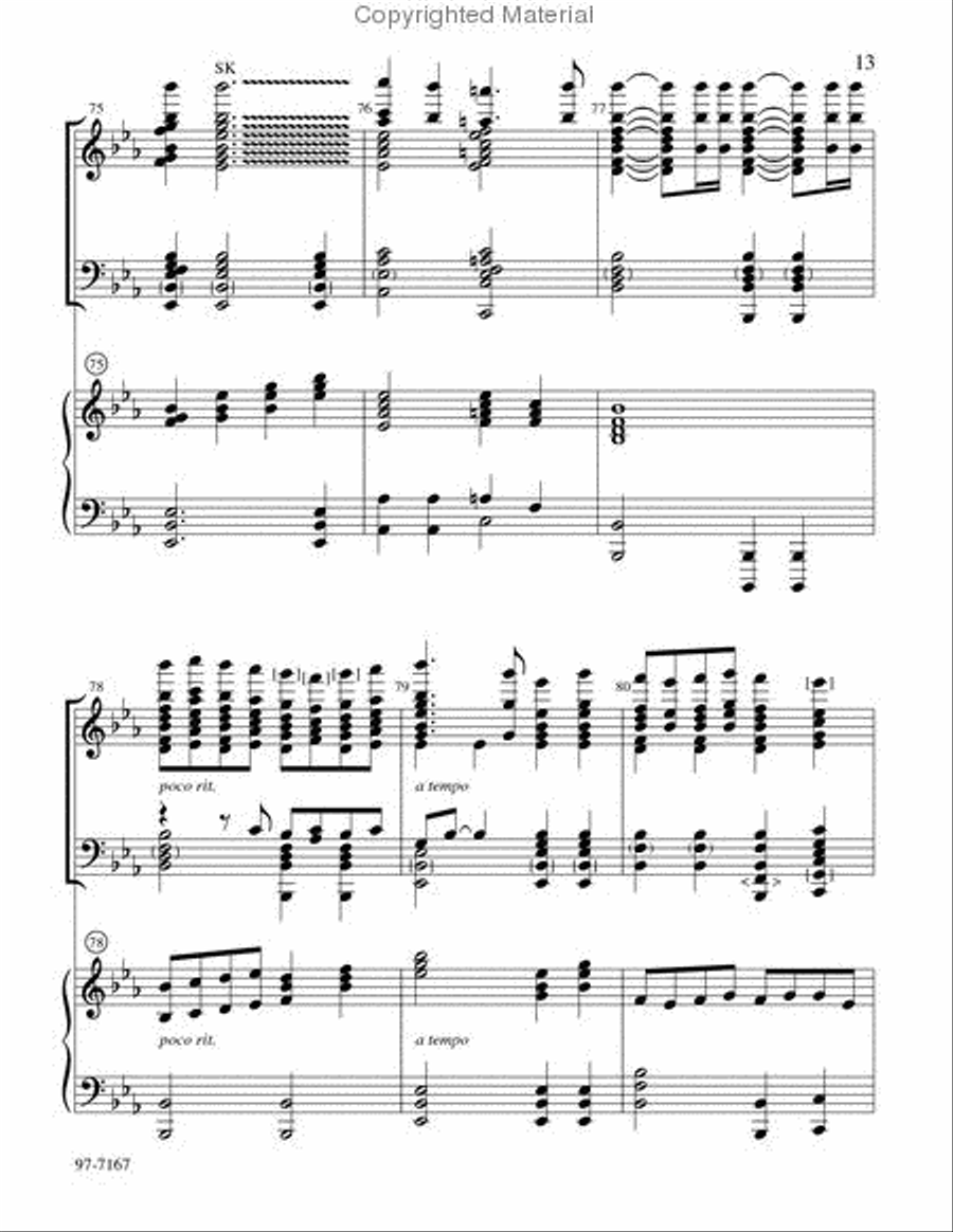 All Hail the Power of Jesus' Name (Eithun) Handbell Choir scores gallery preview page 6