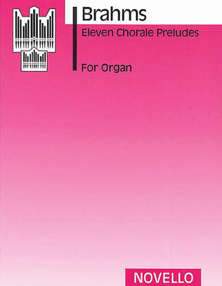 Book cover for Eleven Chorale Preludes for Organ