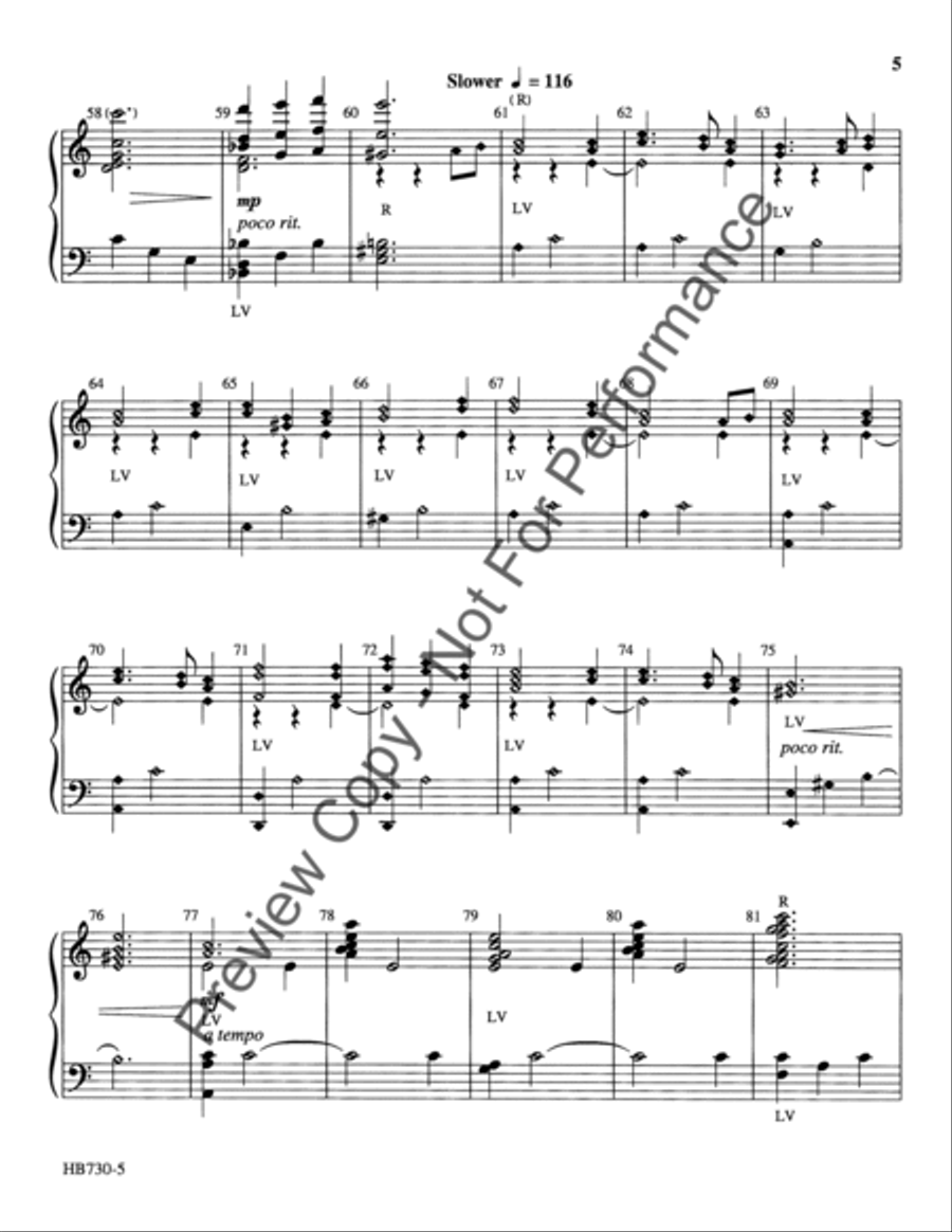Just As I Am - Mallory 5-Octaves scores gallery preview page 6