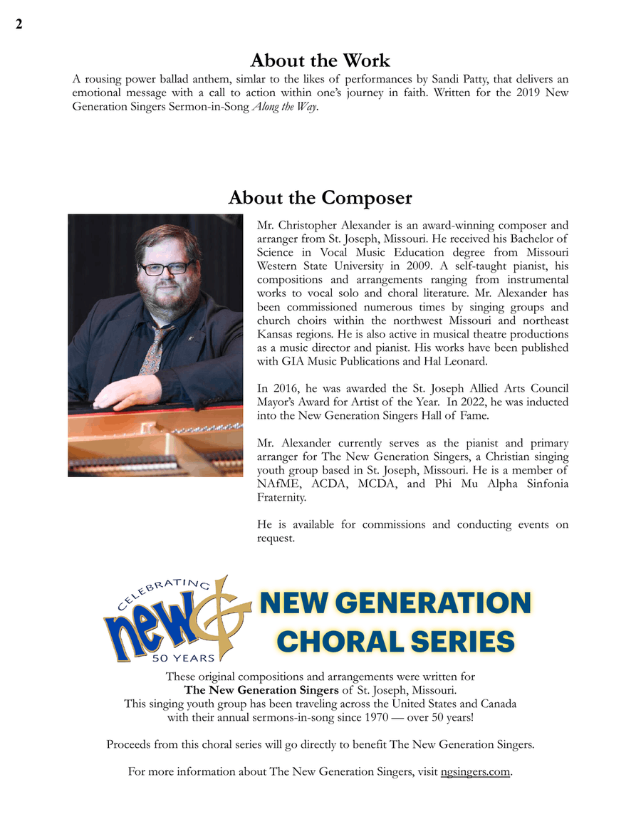 Change Your Ways 4-Part scores gallery preview page 2