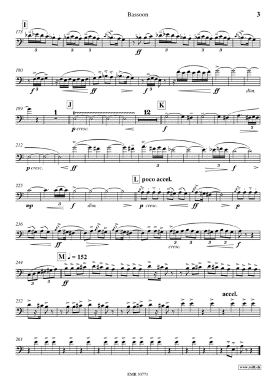 Ritual Fire Dance Ritual Fire Dance Bassoon Solo scores gallery preview page 4