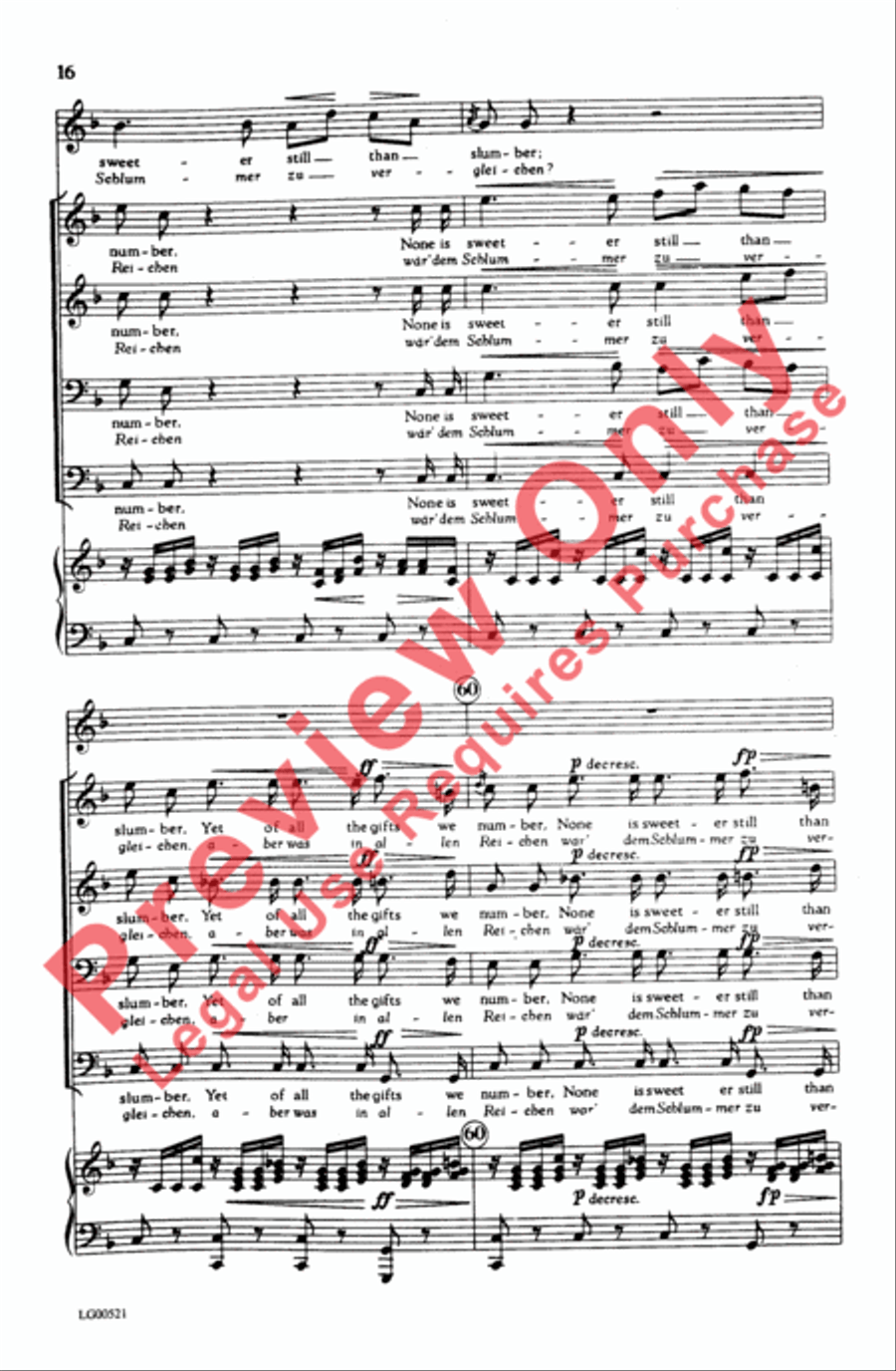 Ständchen Men's Choir scores gallery preview page 16