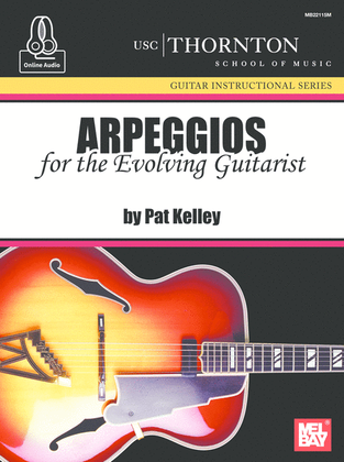 Book cover for Arpeggios for the Evolving Guitarist (USC)