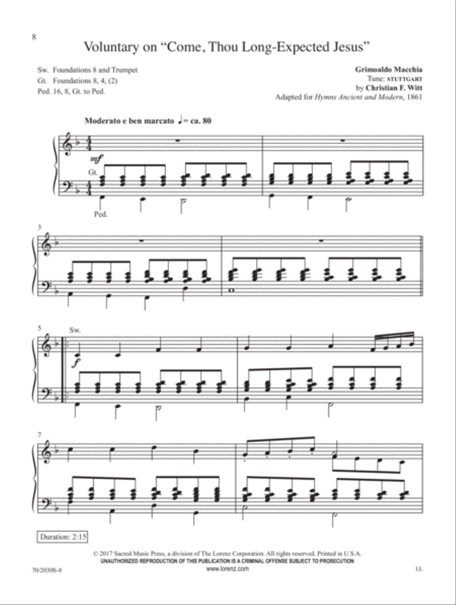 People, Look East! People, Look East! Organ Solo scores gallery preview page 4