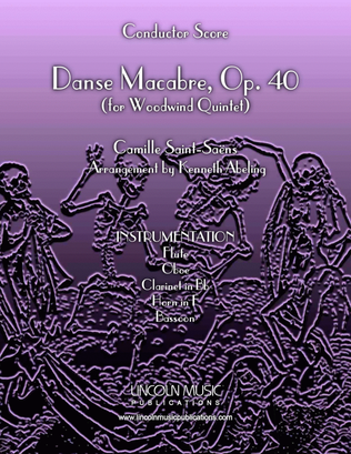 Book cover for Danse Macabre (for Woodwind Quintet)