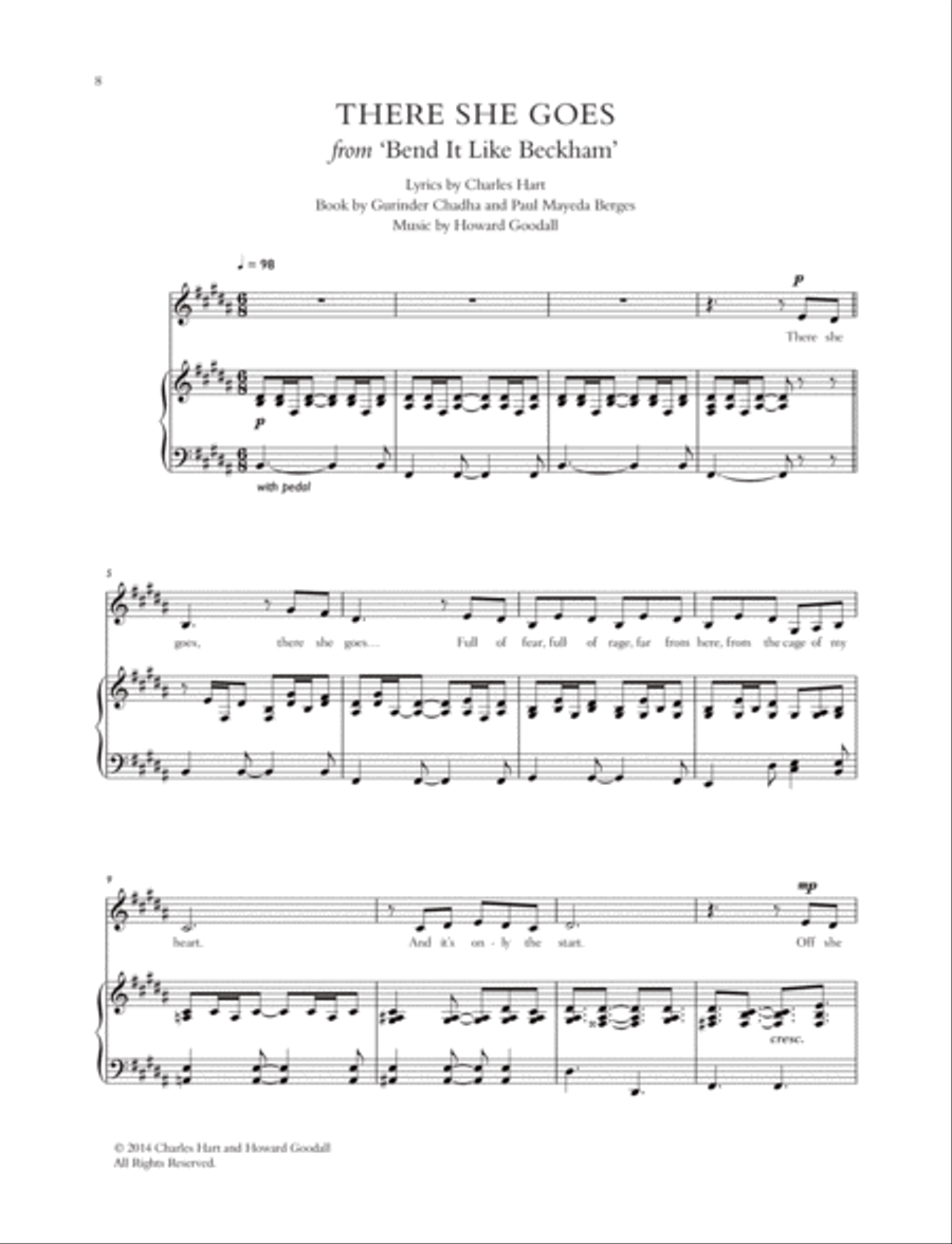 Howard Goodall's Songs from the Musicals Piano, Vocal, Guitar scores gallery preview page 2