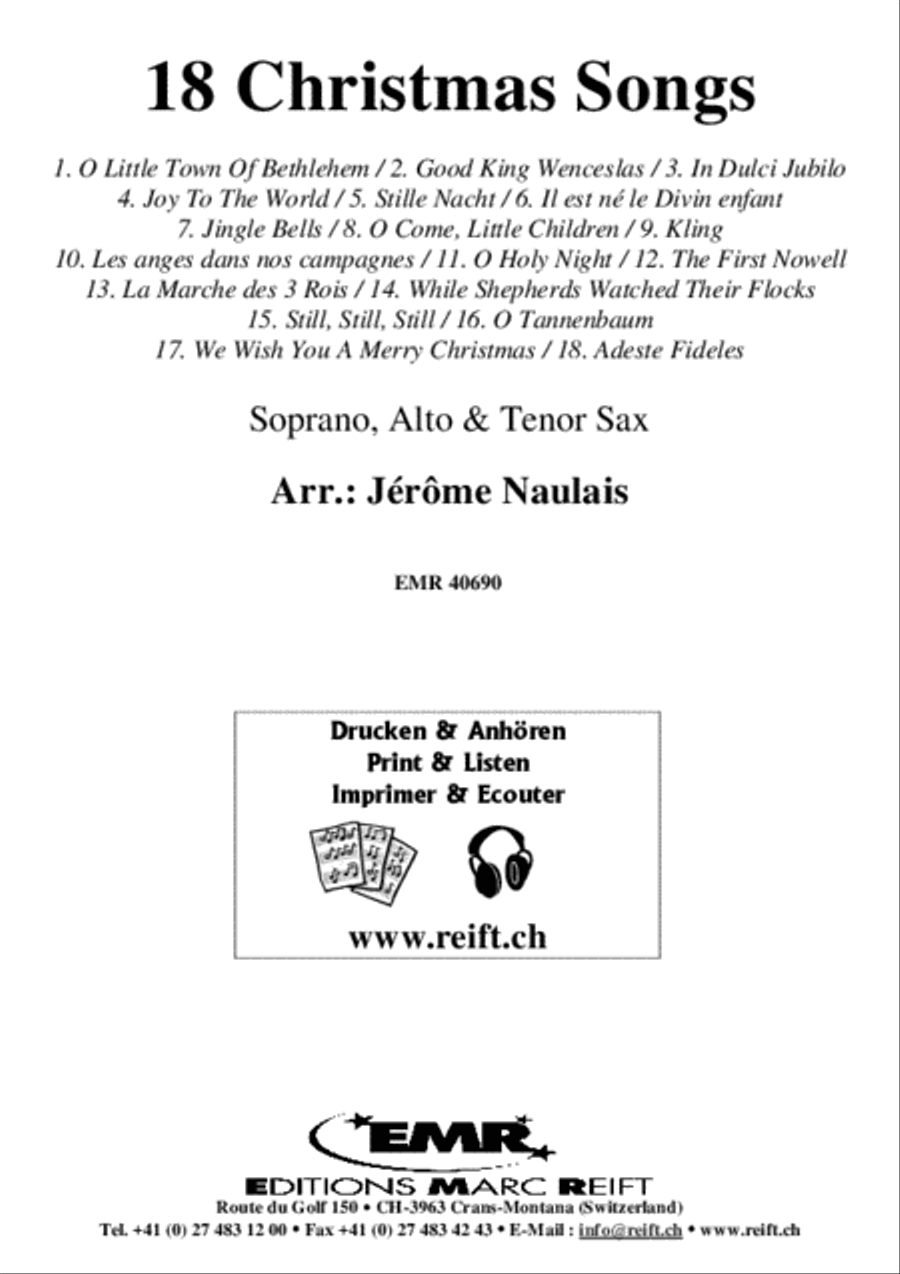 18 Christmas Songs 18 Christmas Songs SAT scores gallery preview page 2