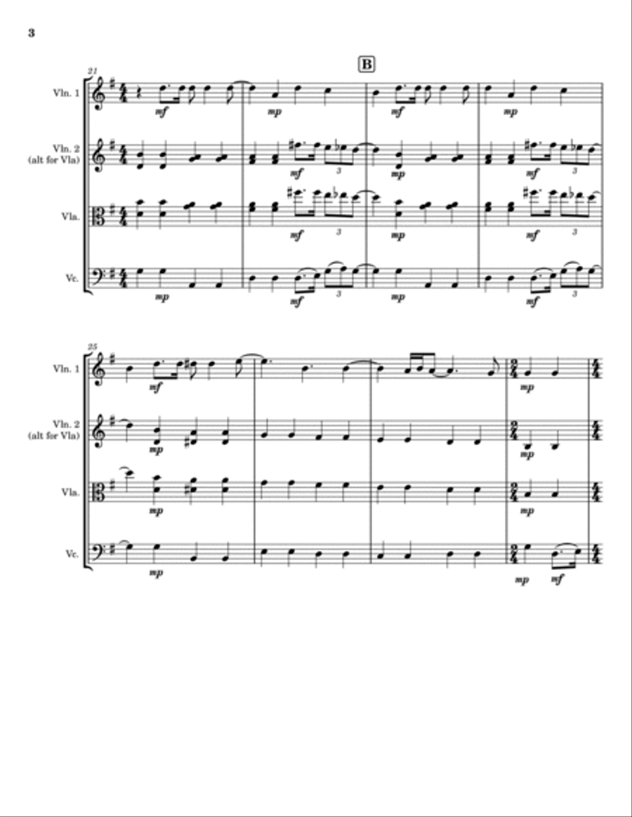 All You Need Is Love String Trio scores gallery preview page 3
