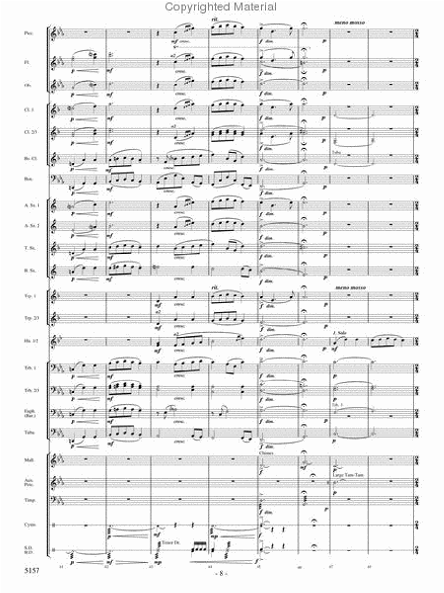 Fate of the Gods Fate of the Gods Concert Band scores gallery preview page 7