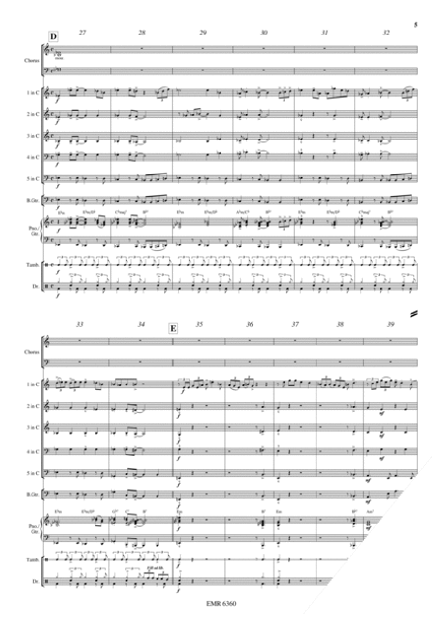 Ox And Donkey Blues 4-Part scores gallery preview page 6