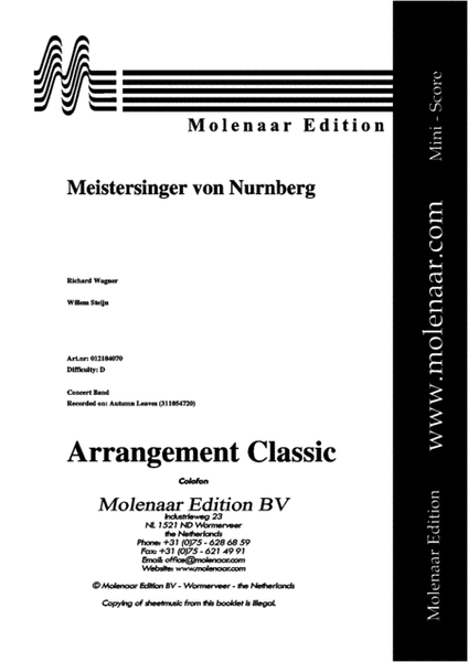 Die Meistersinger von Nurnberg image number null