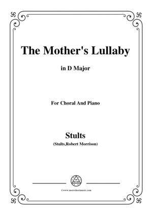 Book cover for Stults-The Story of Christmas,No.9,The Mothers Lullaby,in D Major,for Choral&Piano