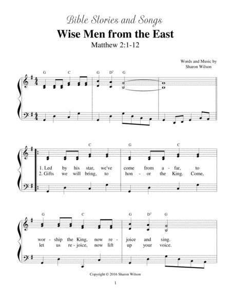 Wise Men from the East (Bible Stories and Songs) image number null
