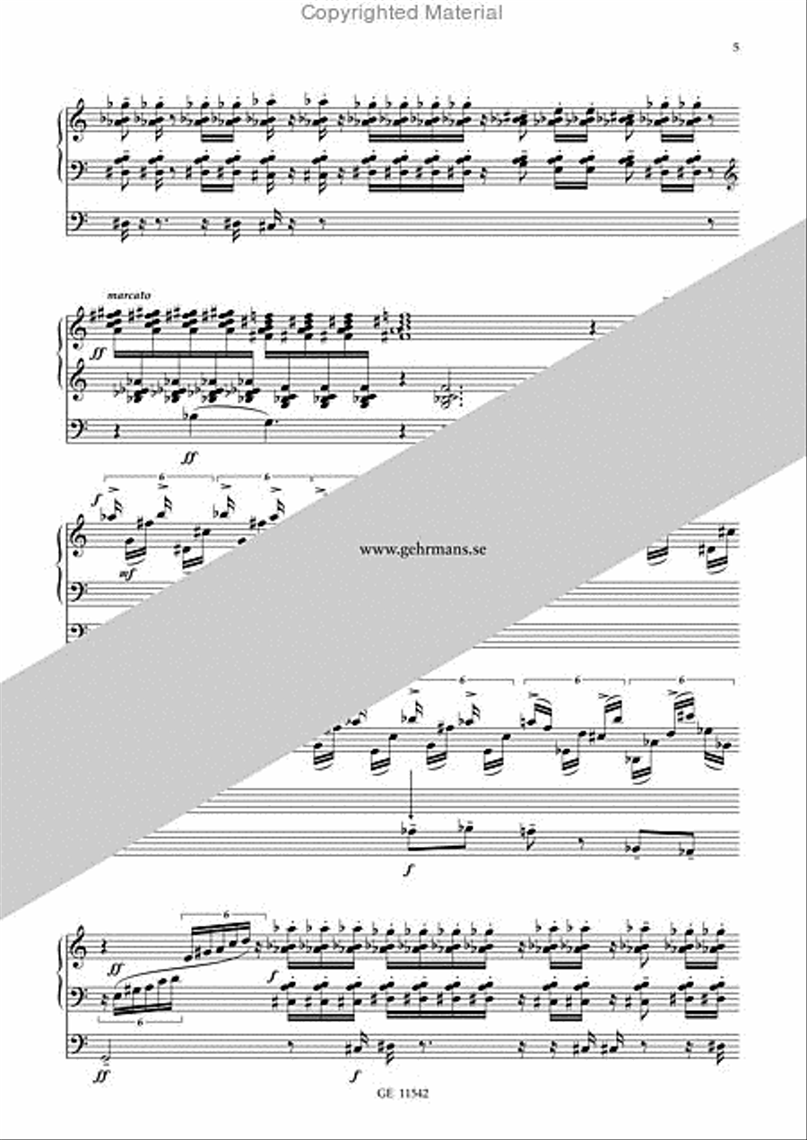 Tragoedia Organ scores gallery preview page 6
