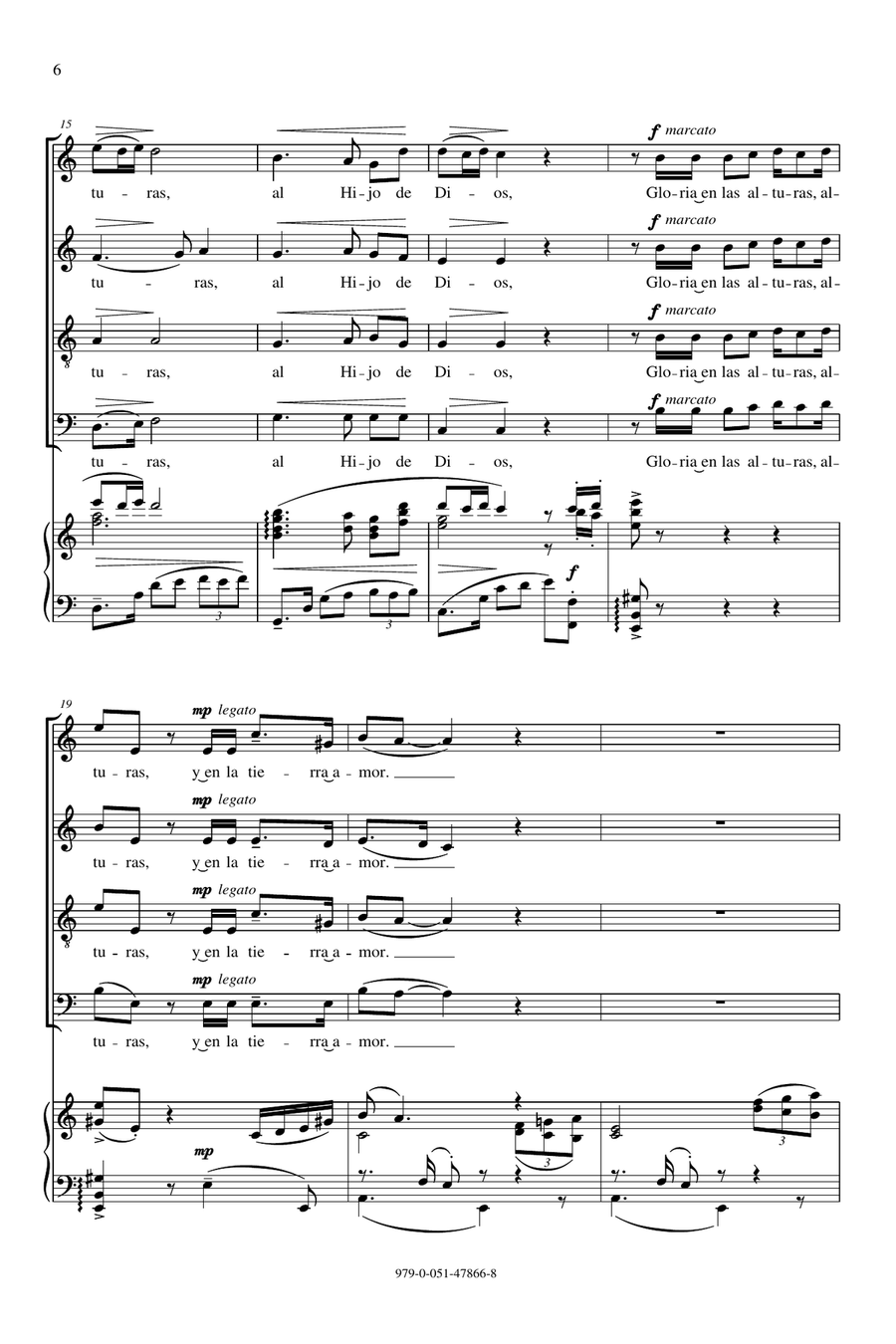 O Brillante Estrella 4-Part scores gallery preview page 3