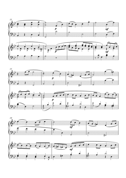 Gavotte en Rondeau (J.S. Bach) for 2 pianos (additional piano part by Simon Peberdy)