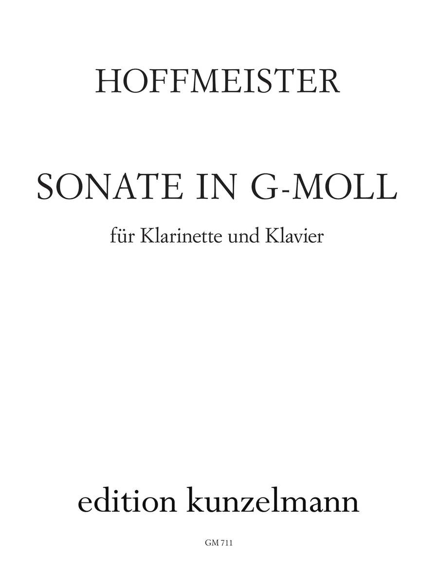 Sonata for clarinet Clarinet Solo scores gallery preview page 1