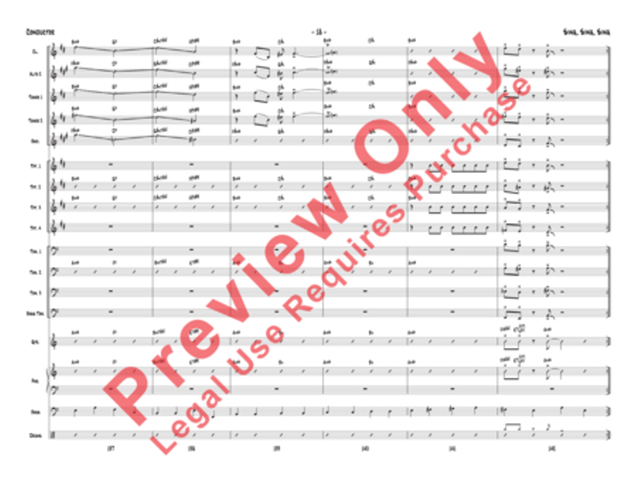 Sing, Sing, Sing Jazz Ensemble scores gallery preview page 49